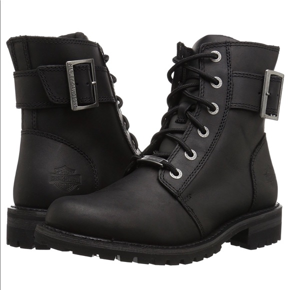 HARLEY-DAVIDSON FOOTWEAR Womens Stylewood Motorcycle Boot